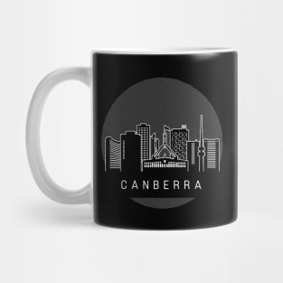 Canberra Australia Skyline Mug